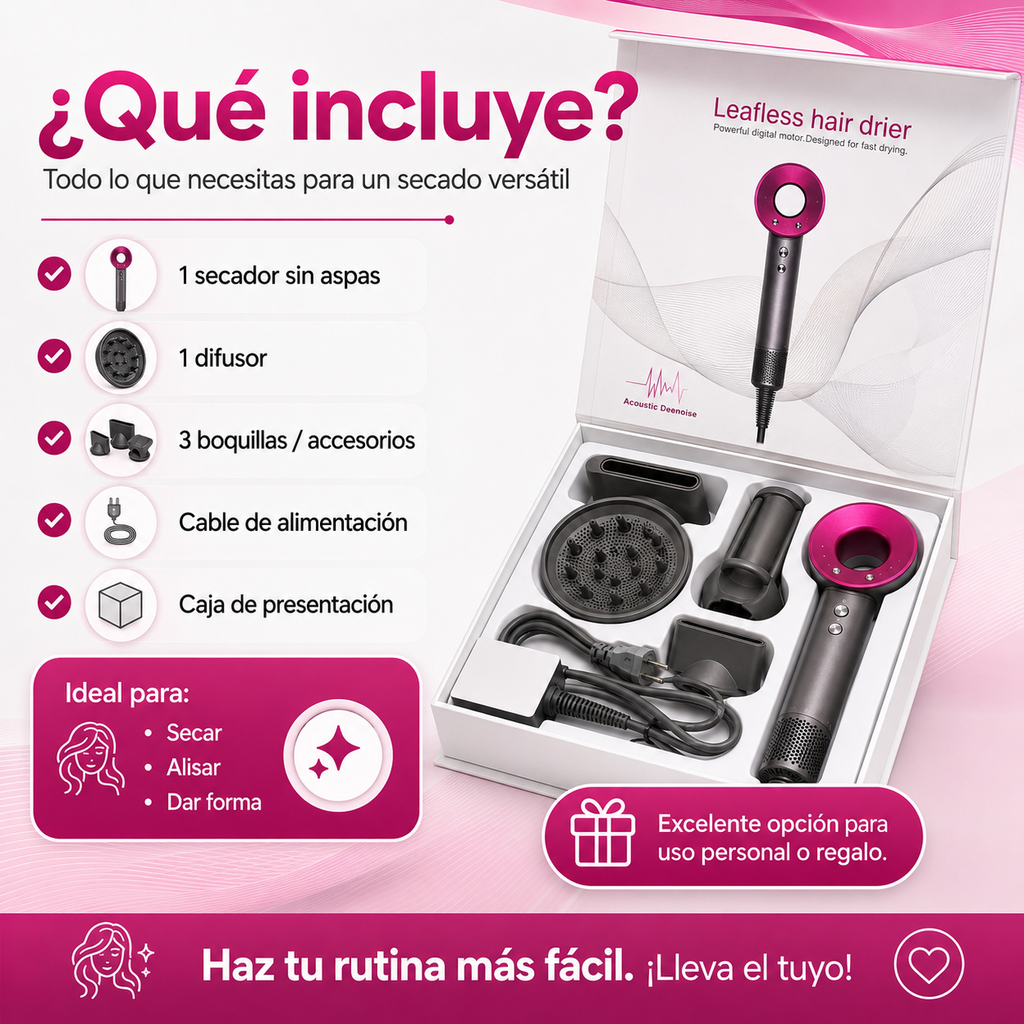 Secador De Pelo Iónico Profesional