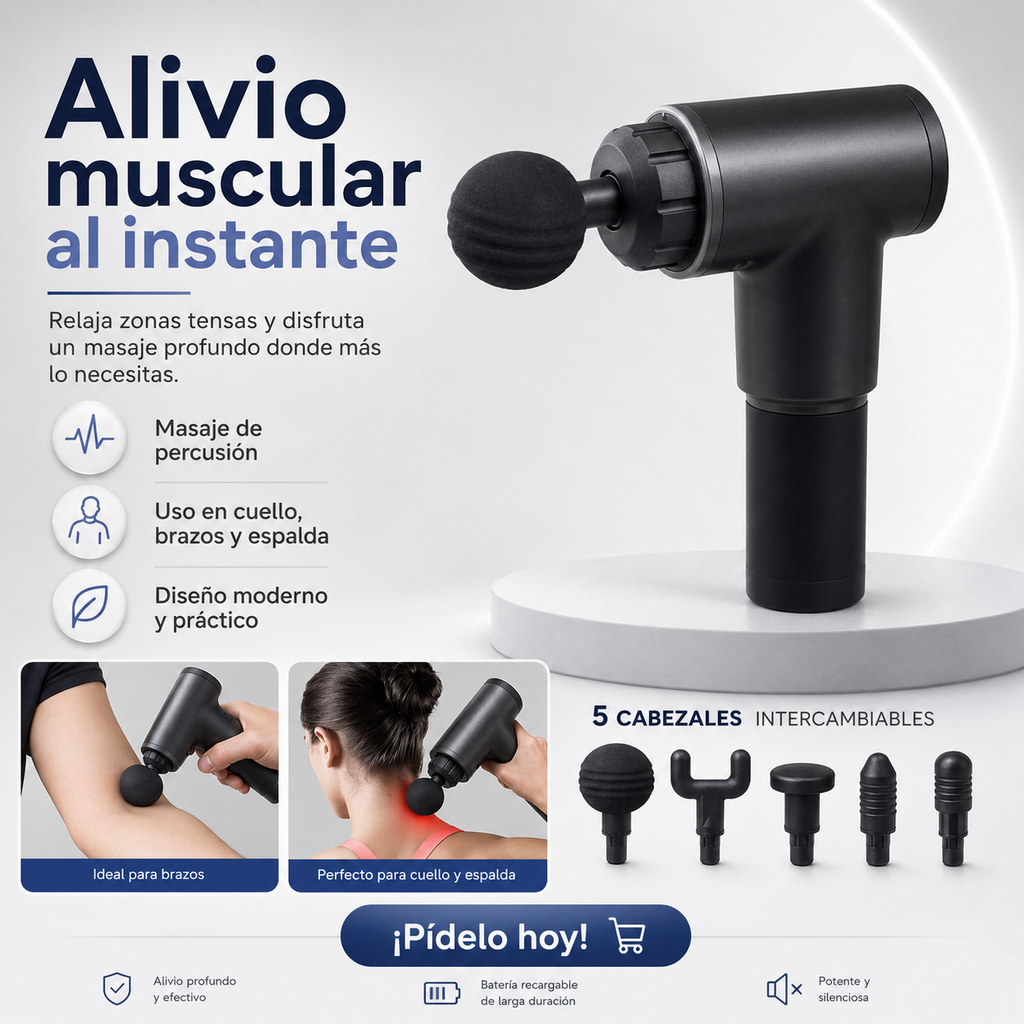 Pistola Masajeadora