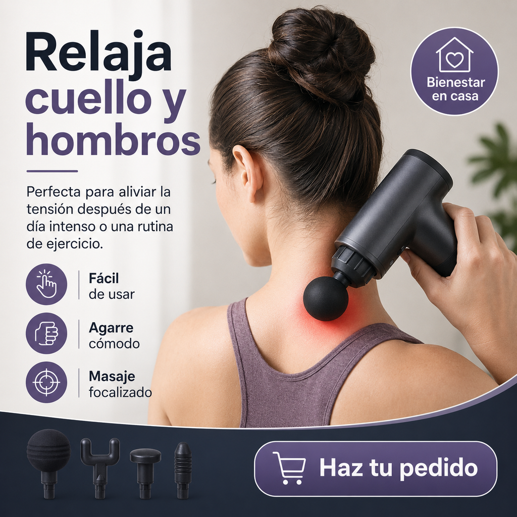 Pistola Masajeadora