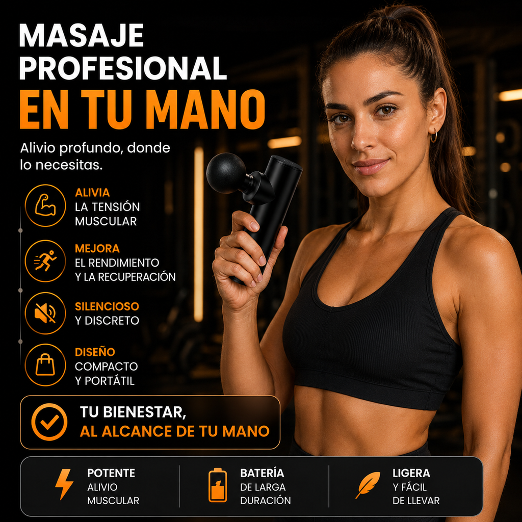 Mini Pistola Masajeador