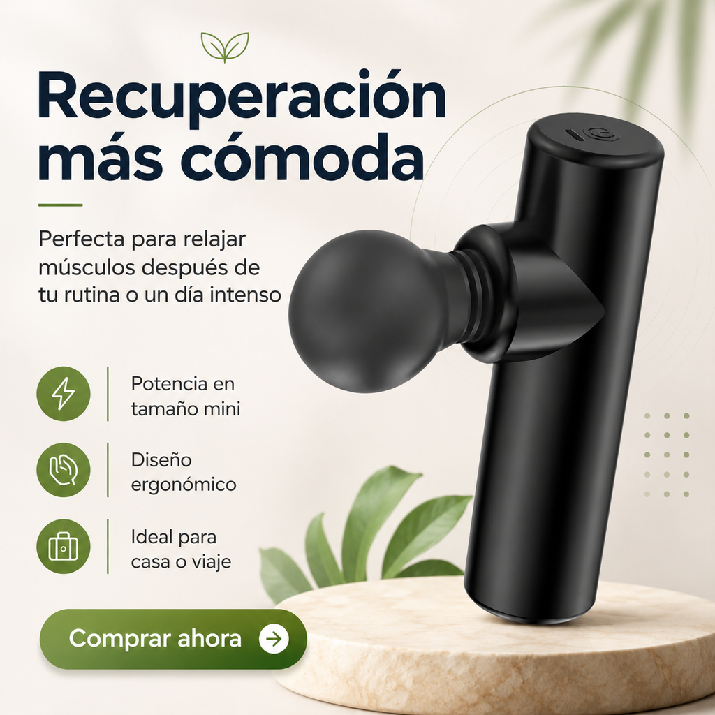Mini Pistola Masajeador